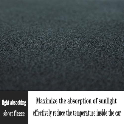 Dashboard Cover for Benz GLE 2020 to 2025,Black Custom Fit Polyester Dash Mat,Non-Slip Sun Shade & Heat Protector,Anti-Glare Dashboard Cover Mat