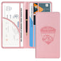 CoBak Car Registration and Insurance Holder - Vehicle Glove Box Car Organizer, Auto Truck Comparment Accessories Case with Magnetic Closure for Essential Document, Driver License, Cards - color: A-Pink