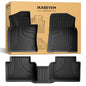 Floor Mats Compatible with Toyota Camry 2018-2024 (Not Fit Hybrid or AWD Models) - IKABEVEM Custom Fit Floor Liners All Weather TPE Car Mats 1st & 2nd Row, Black - style: (1)Compatible with Toyota Camry 2018-2024 Floor Mats