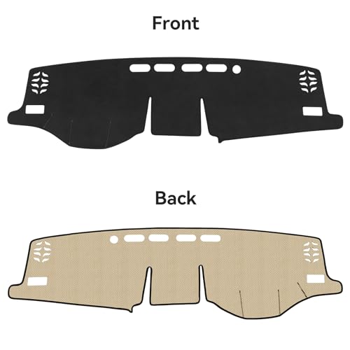 Dash Cover for Toyota RAV4 2025 2024 2023 2022 2021 2020 2019 Hybrid, Prime (PHEV) Accessories Flannel Dashboard Cover Dash Mat Center Console Cover Sunshield Protector Pad - size: for Toyota 2019-2025 RAV4