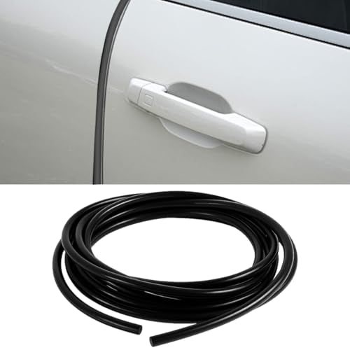 32Ft (10M) Car Door Edge Protector, Self-Adhesive Scratch Resistant U Shape Auto Door Edge Guard Decoration, Anti-Collision Car Doors Trim Strip Protector for Truck, SUV, Sedan (Black-10M) - size: Black-10M