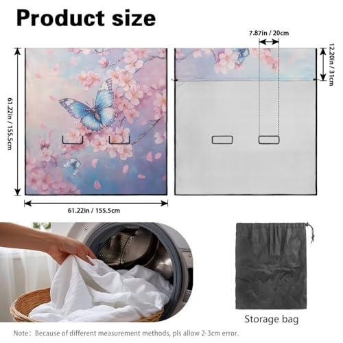 Butterfly Cherry Blossom Print Dog Car Seat Cover for Back Seat, Auto Back Seat Cover Heavy Duty Scratch-Proof Waterproof Rear Bench Towel Seat Covers - color: Butterfly Cherry Blossom