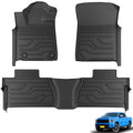 KARPAL Floor Mats Fit for Toyota Tundra 2014-2021 (Only for CrewMax Cab), Custom Fit All Weather TPE Floor Liners, 1st & 2nd Row, Tundra SR/SR5/TRD PRO/Limited Accessories - style: 2014-2021 | For Toyota Tundra CrewMax Cab | 1st & 2nd Row