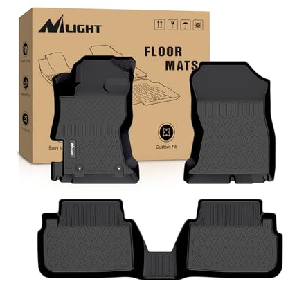 Nilight TPE Floor Mats for Subaru Crosstrek 2018 2019 2020 2021 2022 2023 / Subaru Impreza 2017-2023,All Weather Custom Fit Heavy Duty Floor Liners - color: 2018-2023 Crosstrek|Impreza