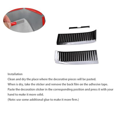 Black Rear Trunk Door Sill Guard Cover Compatible with Honda New Pilot 2023~2026 Rear Bumper Protector Guard Scuff Plate Stainless Steels 4PC/Set - size: 4PC/Set