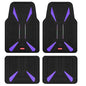 Rubbermaid Car Mat Full Set, Universal Trim-to-Fit Heavy-Duty Car Floor Mats – 4-Piece Set for All Weather Protection – Durable Rubber Mat for Cars, Trucks, SUVs & Vans-Purple - color: Purple