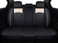 Aierxuan Leather Universal Car Seat Covers Split Bench 40/60 for Honda Acura Chevy Nissan Lexus Toyota Kia Ford Buick Volvo VW Audi Benz Hyundai Infiniti (Rear Seat/Black-Beige) - color: Rear Seat/Black-Beige