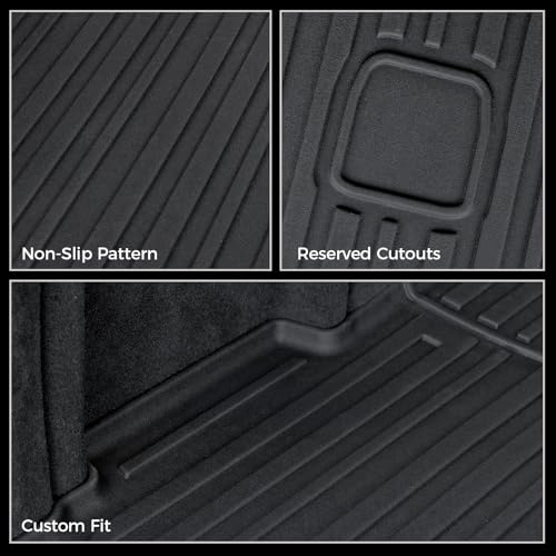 Cargo Mat with Backrest Mats for 2019-2025 2026 BMW X5 G05, All-Weather TPE Cargo Liner Trunk Mat with Seat Back Covers for BMW X5 Accessories (Only for 5 Seats)