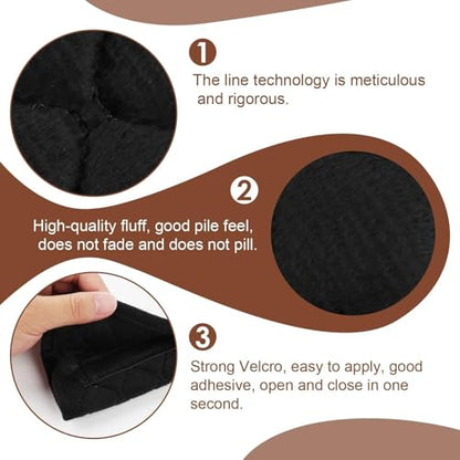 2pcs 10.5 Inch Extra Long Car Seat Belt Covers, Soft and Comfortable Harness Pad for Adults and Kids, Long-Lasting Fabric Material Easy to Install Universal Fit for Cars Trucks SUV (Black) - size: 10.5in, 2pcs