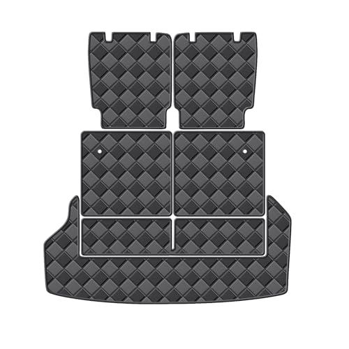 Cargo Mat for 2008-2013 Toyota Highlander Trunk Mat & 2ND+3RD Row Rear Backrest Mat, All Weather Rear Cargo Liner Back Seat Cover Protector - size: 2008-2013 Toyota Highlander