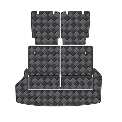 Cargo Mat for 2008-2013 Toyota Highlander Trunk Mat & 2ND+3RD Row Rear Backrest Mat, All Weather Rear Cargo Liner Back Seat Cover Protector - size: 2008-2013 Toyota Highlander