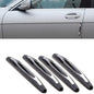 4PCS Car Door Edge Guards, Anti-Scratch Car Door Protector Trim Strip with Self Adhesive, Universal Door Guards for Cars Trucks SUVs, Exterior Car Accessories (Black)