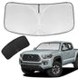 for Toyota Tacoma 2016-2023 2024 2025 2026 Sun Shade Sunshade Windshield Cover - 4 Layers Front Window Shade Custom Fit Tacoma 2Dr 4Dr Pickup Sun Visor 240T Shade Blocks UV Rays Car Accessories - size: for Tacoma 2016-2026