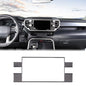 Car Central Control Navigation Screen Frame Decorative Sticker Compatible with Toyota Tundra/Sequoia 2022-2024 Real Carbon Fiber Center Navigation Screen Panel Protect Cover Trim Sticker Accessories - size: Central Navigation Screen Frame Sticker
