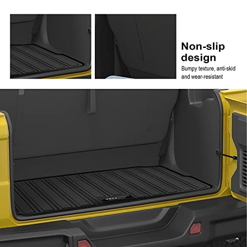 Floor Mats and Cargo Trunk Liner for Jeep Wrangler JL 2 Door 2018-2025 2026 All Weather Floor Liner for Jeep Wrangler Accessories (Only for JL 2 Door) - color: for 2018-2026 Jeep Wrangler JL 2 Door