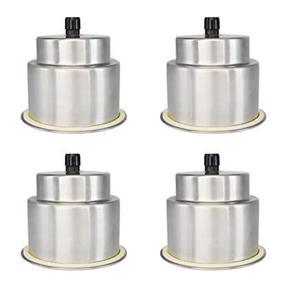 DNB Stainless Steel Cup Holder - Insert Drink Holders with Drain Marine Boat Accessories - style: 4PCS