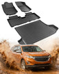 for Chevy Equinox Floor Mats 2024 2023 2022 2021 2020 2019 2018, for GMC Terrain Floor Mats 2018-2024, for Equinox All Weather Mats Cargo Liners Trunk Carpet Rubber Car Accessories