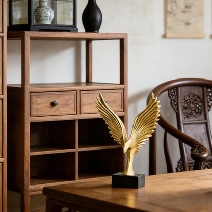 XINXUAN Gold Decor Eagle Statue,Adornos para Sala Modernos Sculpture Accent for Table,Living Room,Tv Stand,Mens Bedroom,Entryway,Shelves,Home Decor Aesthetic
