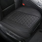 Black Panther 1 Pair Front Seat Covers Luxury Faux Leather Bottom Seat Cushions, Anti-Slip and Wrap Around The Bottom, Fit 95% of Vehicles - Black - color: Front Pair Black