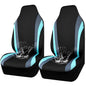 CAR PASS AquaShield Neoprene Waterproof Car Seat Covers Front Seats Only, High Back Bucket Seat Covers,Airbag Compatible,Seat Covers for Women Girl, Universal Fit for Auto Truck Van SUV (Black Mint) - color: Black and Mint Blue
