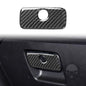 Real Carbon Fiber Car Co-Pilot Glove Box Handle Panel Cover Sticker Compatible with Jeep Wrangler JL JLU Gladiator JT 2018 2019 2020 2021 2022 2023 2024 Auto Interior Accessories - color: Black 22