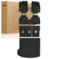 3W Floor Mats & Seat Back Mats & Cargo Liner for Chevrolet Chevy Equinox EV (Not Fit Gasoline) 2024-2025 2026, All Weather TPE Custom Fit Full Set Car Floor Mats, Black - size: Chevy Equinox EV 2024-2025 Full Set