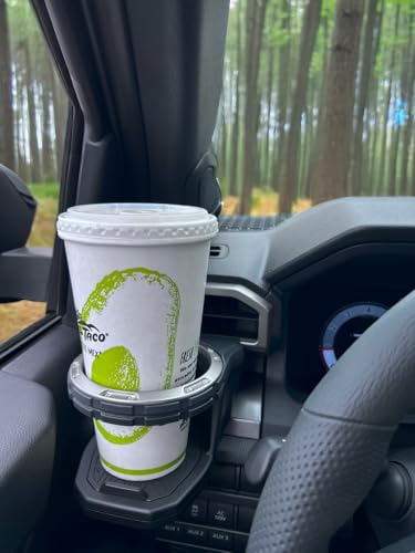 Cup Holder Beverage Holder, Tacoma & 4RUNNER, Cup Console for Tacoma (N400, 2024+ Model Year) and 4Runner (N500, 2025+ Model Year) Accessories
