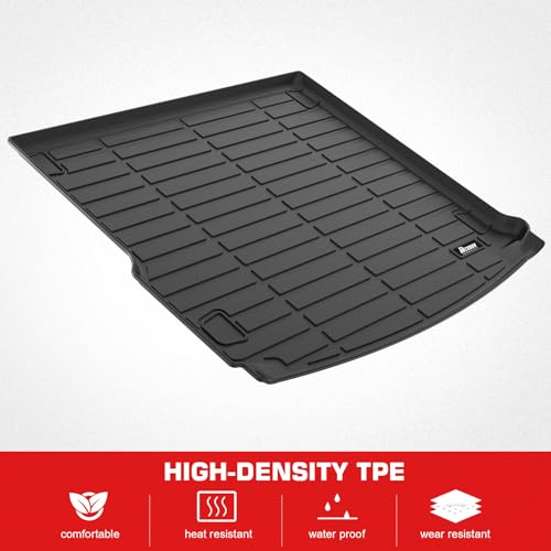 IKON MOTORSPORTS TPE Cargo Trunk Liner, Compatible with 2021-2026 Land Rover Range Rover Velar, Custom Fit All Weather Protection Heavy Duty Rear Trunk Tray Cargo Mats Protector, Black