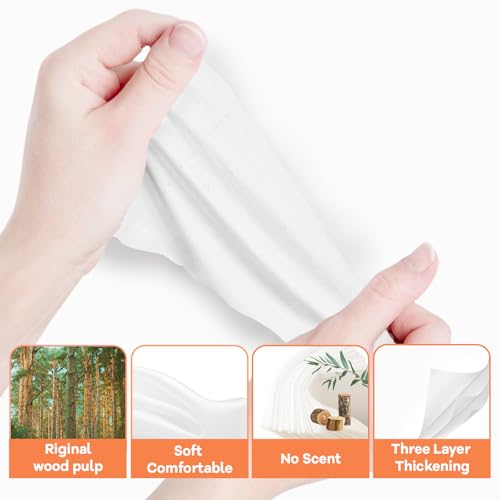 4 Pack Car Tissue Box with Facial Tissues,Cute Round Tissue Boxes for Car,Puppy Car Tissue Holder,Refill Cylinder Tissues for Car Holder Travel Bathroom(Dog)