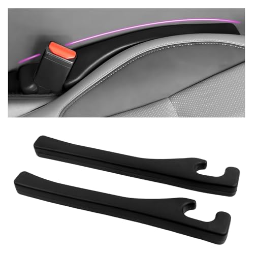 2PCS Car Seat Gap Filler,Tender Car Seat Side Gap Filler for Filling Gaps & Keeping Keys/Small Items from Falling Out,Resilient Vehicle Accessories Cars Gaps Fillers for Vehicle