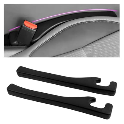 2PCS Car Seat Gap Filler,Tender Car Seat Side Gap Filler for Filling Gaps & Keeping Keys/Small Items from Falling Out,Resilient Vehicle Accessories Cars Gaps Fillers for Vehicle