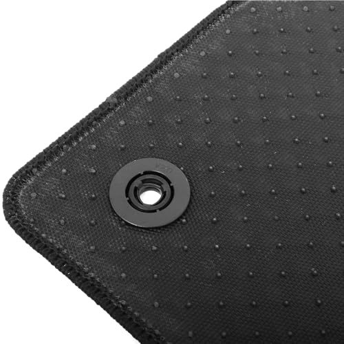 IKON MOTORSPORTS, Nylon Car Floor Mats Compatible with 2020-2025 Lincoln Corsair 4DR, OE Style Black Driver Passenger Car Carpets, Front Rear 4PCS Full Set