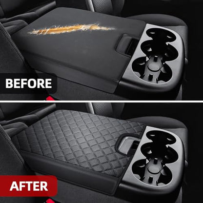 Center Console Cover Fit for Silverado Tahoe Sierra Yukon Suburban 2007-2013 Jump Seat Console, Car Armrest Seat Box Cover, Car Arm Rest Covering, Arm Rest Cushion Pad - size: 2007-2013 Silverado Sierra Jump Seat Console