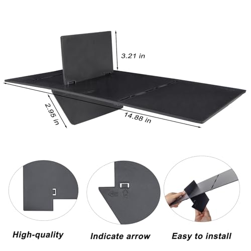 Glove Box Organizer Compatible with Toyota 4Runner 2010-2019 2020 2021 2022 2023 2024 Divider Accessories Insert Box ABS Secondary Storage