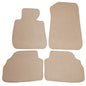 Floor Mats Compatible with BMW E92 3-Series, 2007-2013 Front & Rear Beige 4PC Nylon Car Floor Carpets Carpet Liner by IKON MOTORSPORTS, 2008 2009 2010 2011 2012
