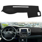 Dash Cover Mat Custom Fit for Toyota Tacoma 2005-2015, Dashboard Cover Pad Carpet Protector (Black) F97 - color: 05-15 Black