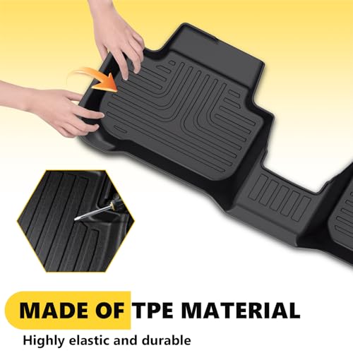 for Mazda CX-5 Floor Mats 2013 2014 2015 2016, TPE Automotive All Weather Custom Car Floor Mats Cargo Liner Full Set for CX5 Accessories 2013-2016