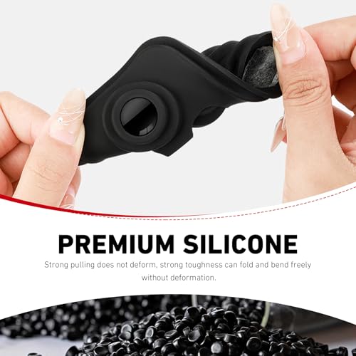 4 PCS Car Door Strike Protector, Upgraded Silicone Car Door Latch Covers, Self-adhesive Shock-absorbing Door Protection Cover, Universal for Most Cars (Black)
