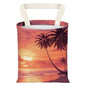 Hanging Car Garbage Bag, Cute Car Trash Can Bag, Automotive Accessories for Women Men Beautiful Tropical Sunset Palm - color: Beautiful Tropical Sunset Palm