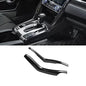 Car Accessories Fit for Honda Civic 10th Gen 2016 2017 2018 2019 2020 2021 Interior Side Gear Shift Panel Strips Cover Trim Decals (Carbon Fiber Style) ABS 2 PCS - color: Carbon Fiber Style