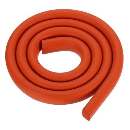 uxcell 3.28 ft Foam Backer Rod, 0.39" x 0.59" D-Shaped Solid Joint Filler, Foam Seal Strips for Caulk Saver, Rope Caulk Cement Crack Filler, Red - size: 3.28 ft x 0.39" x 0.59"