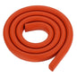 uxcell 3.28 ft Foam Backer Rod, 0.39" x 0.59" D-Shaped Solid Joint Filler, Foam Seal Strips for Caulk Saver, Rope Caulk Cement Crack Filler, Red - size: 3.28 ft x 0.39" x 0.59"