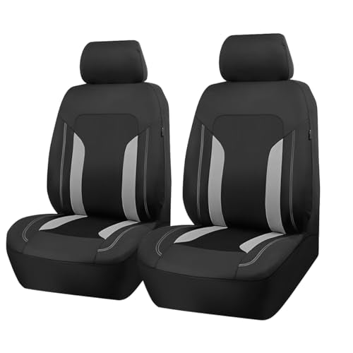 Car Front Seat Covers, Breathable Automotive Front Seat Headrest Covers, Waterproof Comfortable Vehicle Seat Headrest Protection Accessories, Universal for RV, SUV, Truck