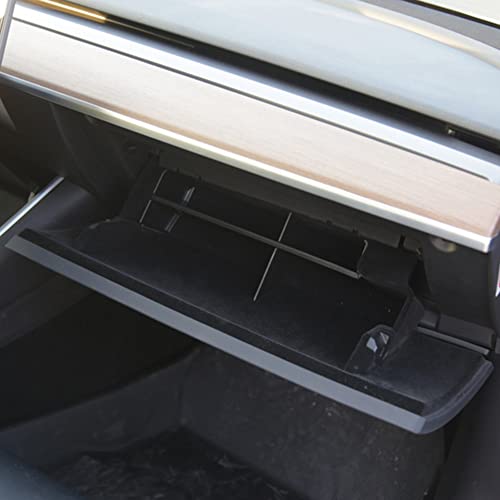 Glove Box Organizer Divider for Tesla Model 3 2017-2021, ABS High-Strength Glovebox Partition Plates Insert for Co-Pilot Storage