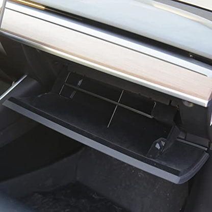 Glove Box Organizer Divider for Tesla Model 3 2017-2021, ABS High-Strength Glovebox Partition Plates Insert for Co-Pilot Storage