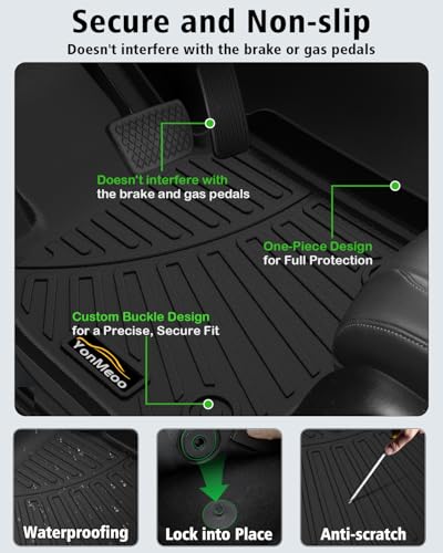 Floor Mats for Mazda CX-50 Hybrid 2025-2026 & Cargo Liners & Backrest Mat All Weather TPE Rubber Trunk Mat Back Seat Protector Full Set for CX50 2025 Plug-in Hybrid Accessories, Black - size: For Mazda CX-50 Hybrid 2025-2026