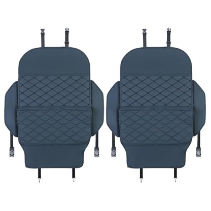 TAIKOO Seat Back Protector,Shields Seat Backs From Kicks and Adds Storage | Keeps seat backs looking new for a long time. Easy to install and clean. 2-piece set - color: Blue