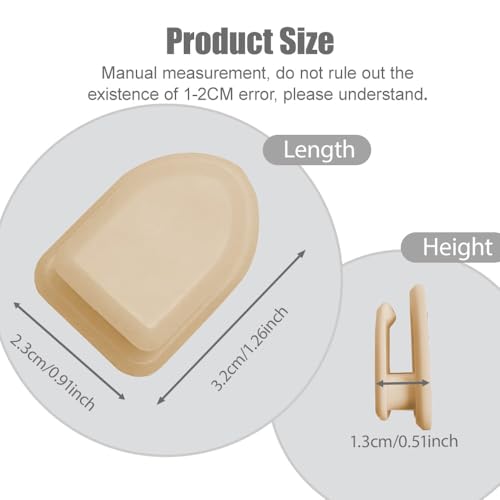 5PCS Car Dashboard Mini Hooks, Car Key Holder, Multifunctional Auto Dashboard Hook, Universal Interior Auto Accessories Self Adhesive Backseat Hanger for Key, Mask, Charging Cable - color: Beige