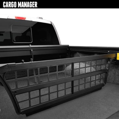 RealTruck Roll-N-Lock Cargo Manager Truck Bed Organizer | CM220 | Fits 2014 - 2018, 2019 Ltd/Lgcy Chevy/GMC Silverado/Sierra 5' 9" Bed (69.3")