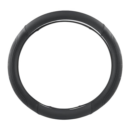 GIANT PANDA Car Steering Wheel Cover for RAM 1500 2500 3500, Compatible with Dodge RAM 15.5-16 inches - Black - color: A-Black